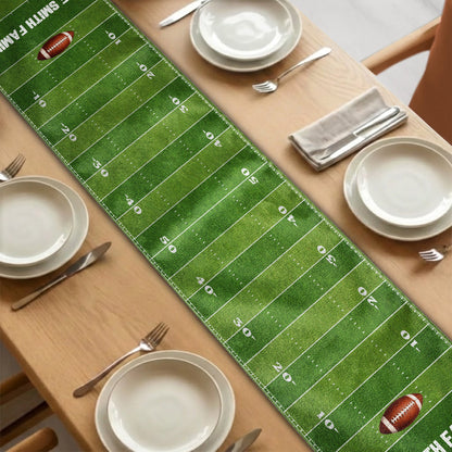 American Football, Custom Family Name - Personalized Table Runner