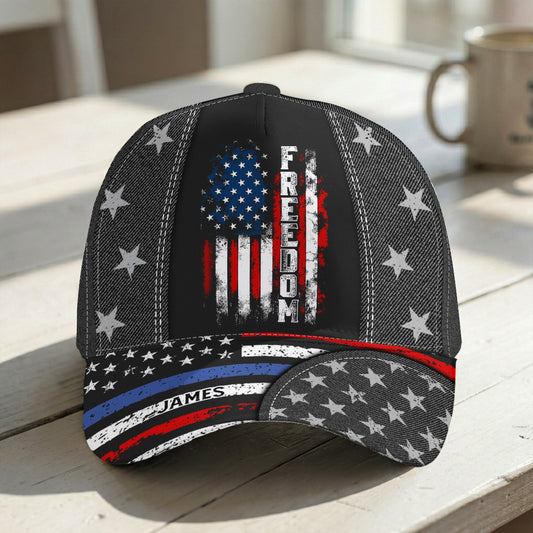 American Freedom 250th Anniversary Jet Fighter - Personalized Cap