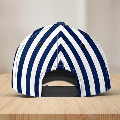 Anchor Compass Sailing Boat Cap, Custom Name - Personalized Cap