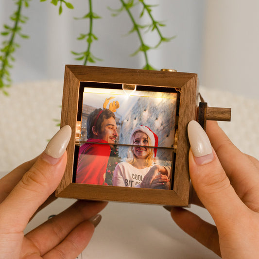 Anniversary Gift Couple Gift For Her/Him - Custom Photo Flipbook Frame