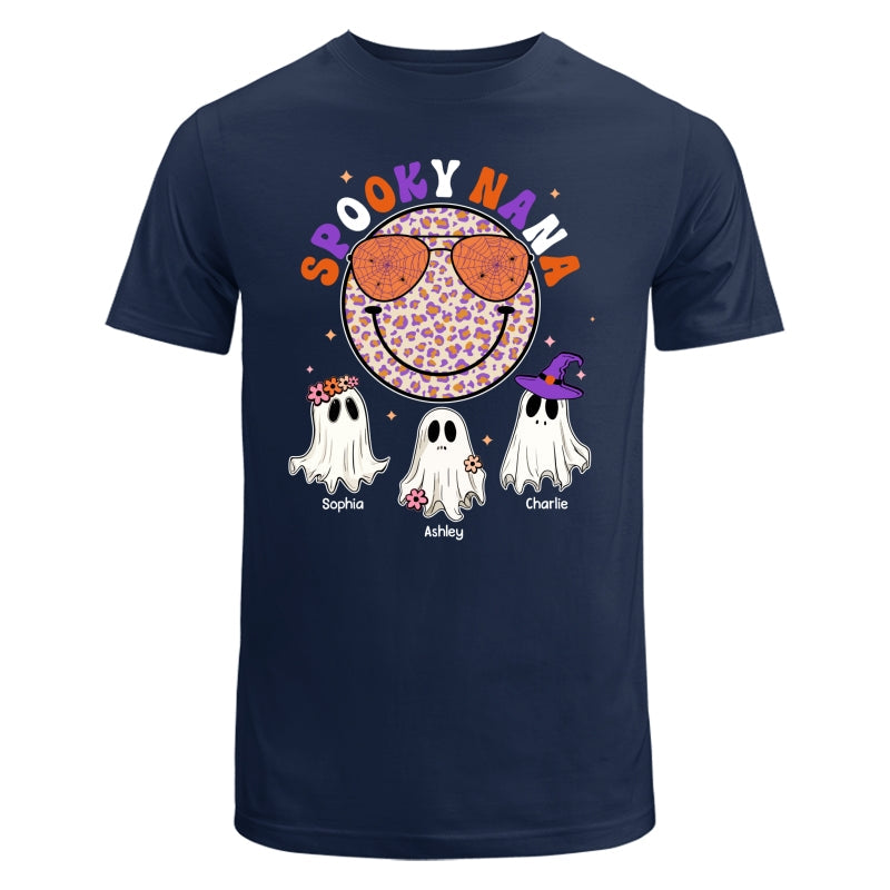 Halloween Spooky Grandma Mom Smiley Face Personalized Shirt
