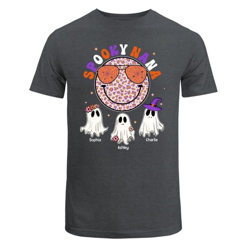 Halloween Spooky Grandma Mom Smiley Face Personalized Shirt