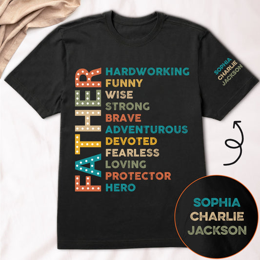 Father's Day Gifts, Awesome Father - Personalized Shirt