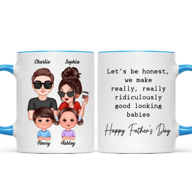 No One Else I‘d Rather Raise Kids With Funny Father’s Day Gift For Husband Personalized Mug