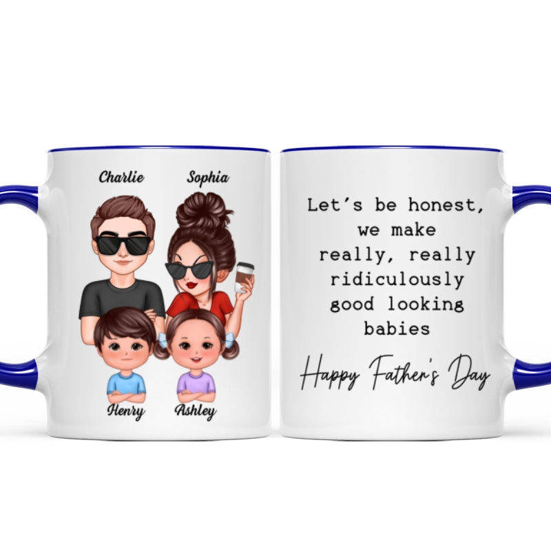 No One Else I‘d Rather Raise Kids With Funny Father’s Day Gift For Husband Personalized Mug