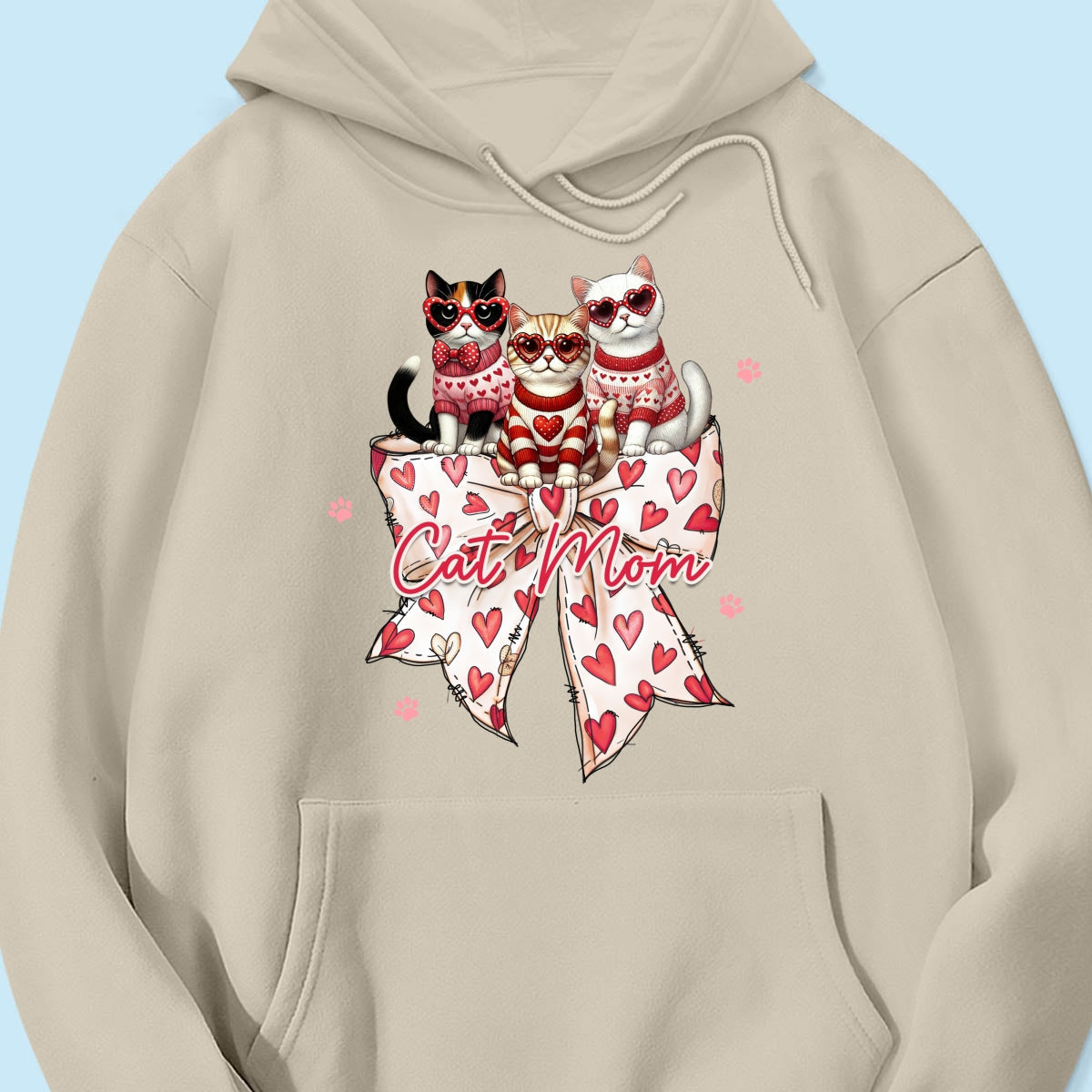 Coquette Bow  Cat Personalized Shirt, Gift for Cat Moms