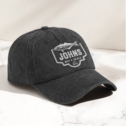 Father's Day Gifts, Bait X Tackle - Personalized Cap