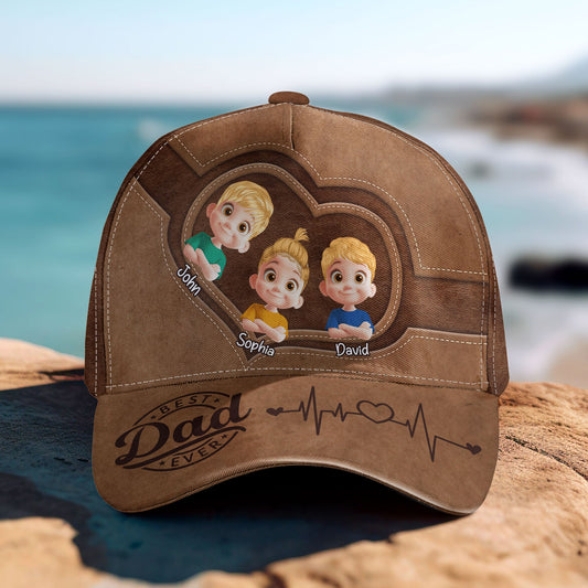 Father's Day Gifts, Best Dad Ever - Limited Edition - Personalized Classic Cap