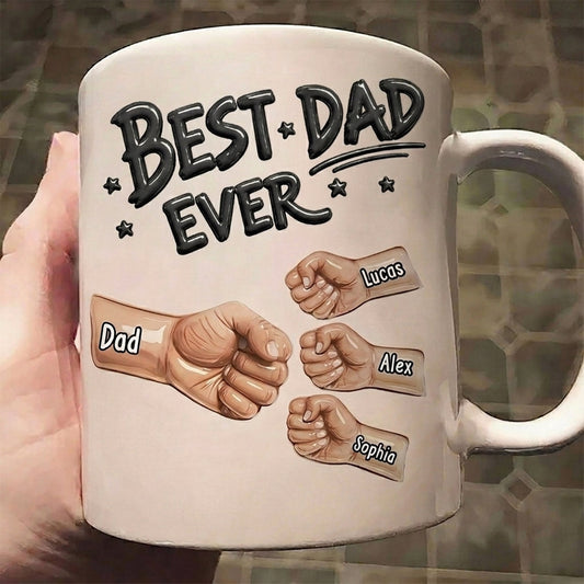 Father's Day Gifts, Best Dad Ever New Version Father's Day Gift For Dad, Husband - Personalized Mug