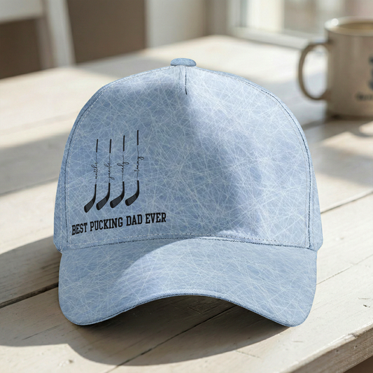 Father's Day Gifts, Best Pucking Dad, Grandpa - Personalized Cap