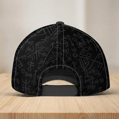 Father's Day Gifts, Best Dad Grandpa Ever In Viking Runes - Personalized Cap