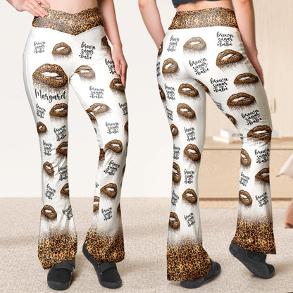 Brown Sugar Babe - Personalized Flare Leggings