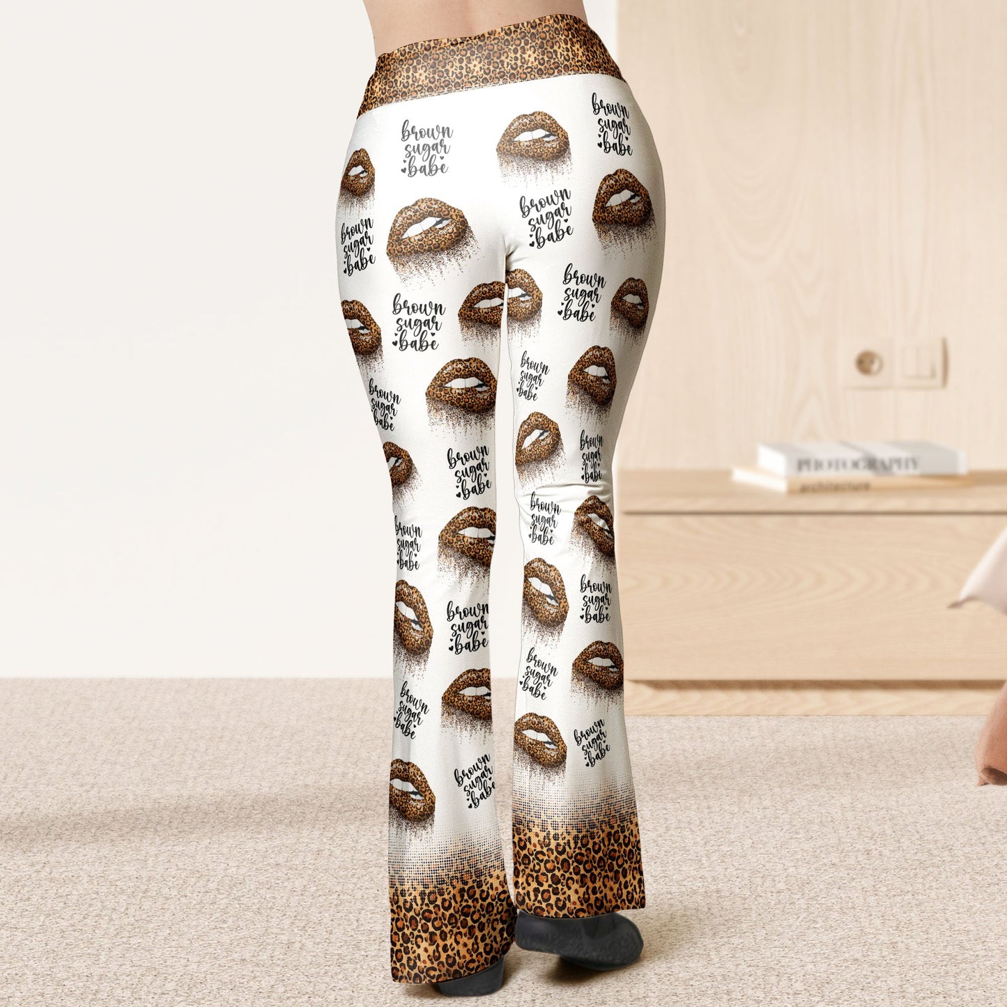 Brown Sugar Babe - Personalized Flare Leggings