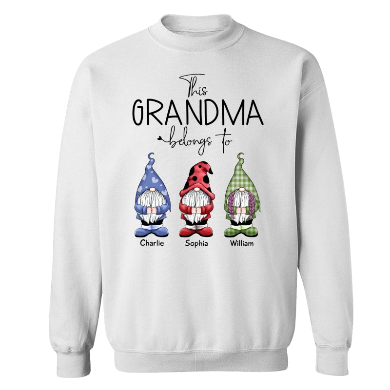 This Grandma Belongs To Little Gnomes Personalized Shirt