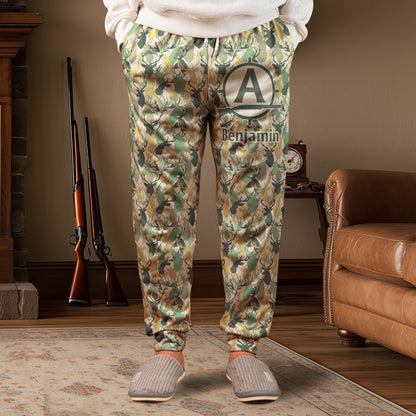 Camo Hunting Custom Name - Personalized Sweatpants