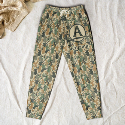 Camo Hunting Custom Name - Personalized Sweatpants