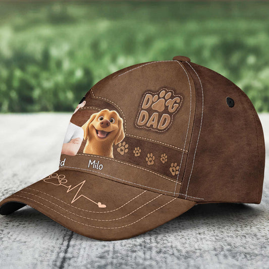 Father's Day Gifts, Cat Dad Dog Dad - Personalized Classic Cap