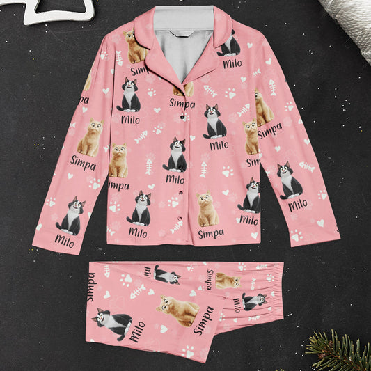 Catmom - Personalized Women's Pajamas Set