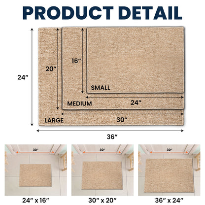 Check Ya Energy - 3D Family Version - Personalized Doormat