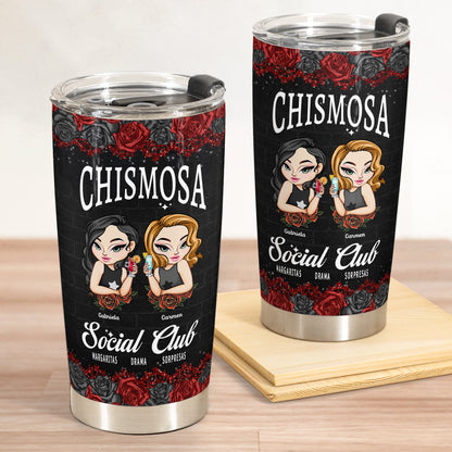 Chismosa Social Club Latina Hispanic Latinx Chisme Latinos - Personalized Tumbler Cup