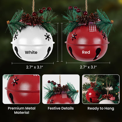 Christmas Gift - Personalized Jingle Bell Photo Ornament