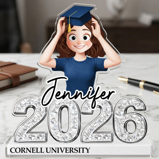 Class Of Graduation Gift - Personalized Acrylic Plaque