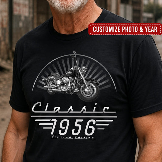 Classic Limited Edition Custom Vintage Photo Car, Motor - Personalized Shirt