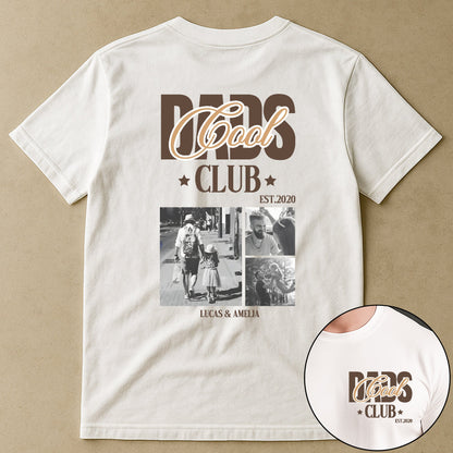 Father's Day Gifts, Cool Dad Club Custom Photo - Personalized Shirt
