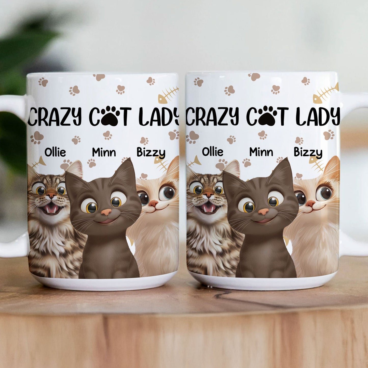 Crazy Cat Lady - Personalized Mug