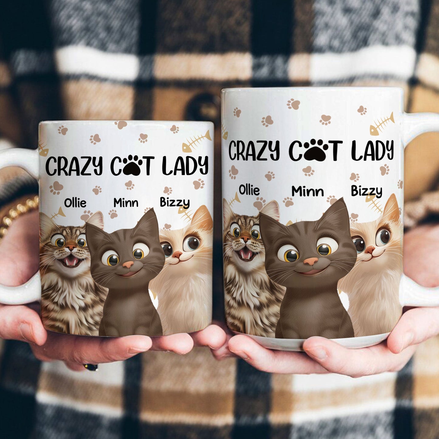 Crazy Cat Lady - Personalized Mug