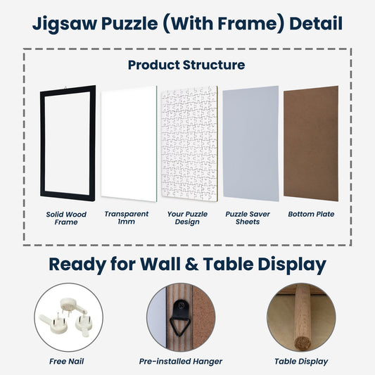 Custom Jigsaw Puzzle Photo For Couple Film - Personalized Photo Jigsaw Puzzle