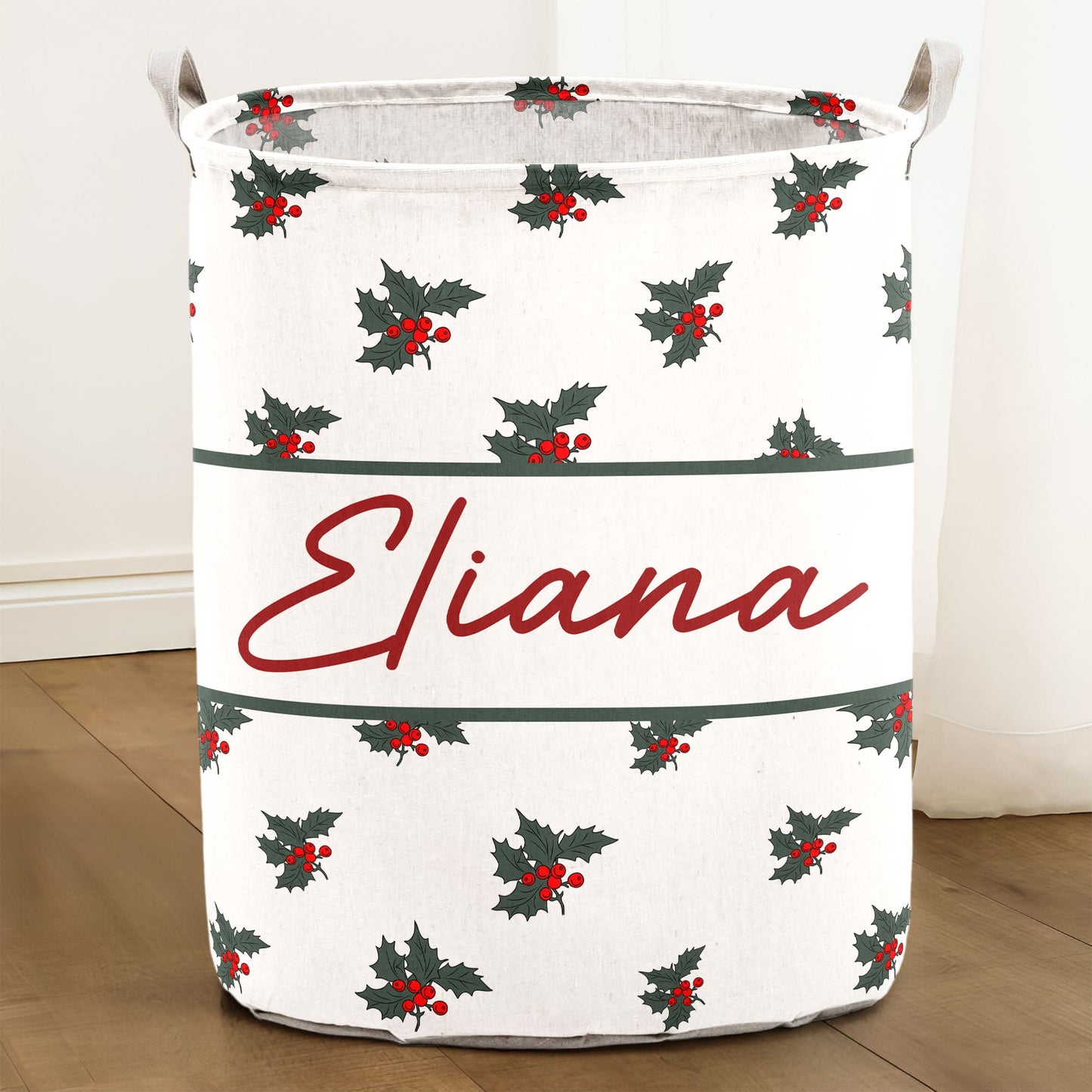 Custom Name & Birth Flower For You - Personalized Laundry Storage Basket