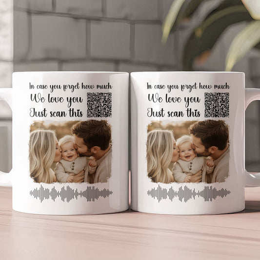 Father's Day Gifts, Custom QR Code & Photo Gifts - Personalized Photo Mug