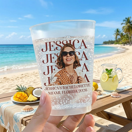 Custom Face Bachelorette Party - Personalized Cups