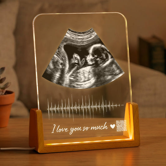 Custom Photo Soundwave Art - Personalized Night Light