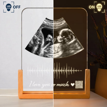 Custom Photo Soundwave Art - Personalized Night Light