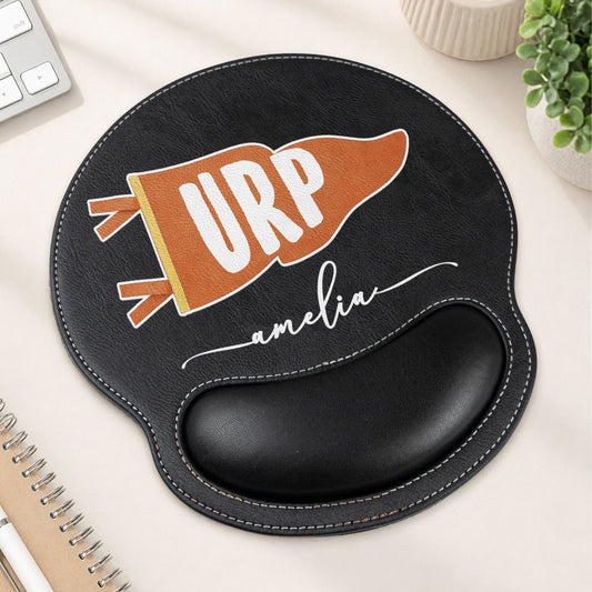 Custom School Pennant Flag - Personalized Mouse Pad