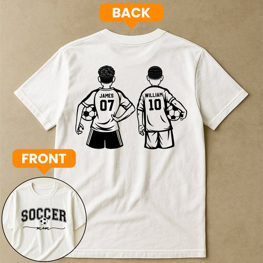 Custom Soccer Mom, Grandma - Personalized Shirt