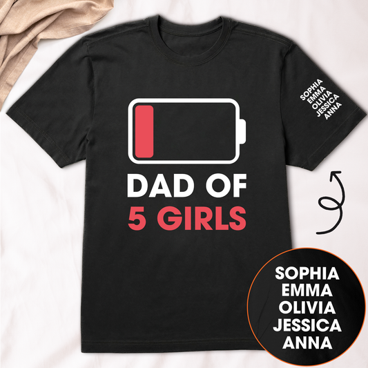 Father's Day Gifts, Dad Of Girls/ Boys - Personalized Shirt