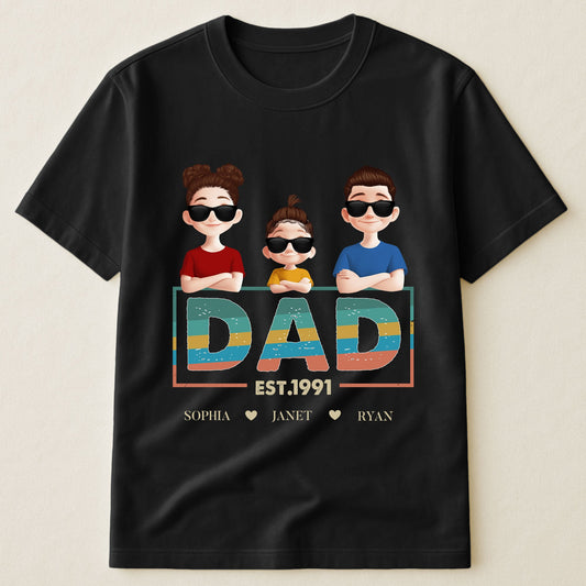 Father's Day Gifts, Dad Vintage Style - Personalized Shirt