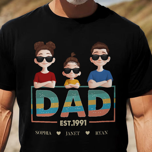 Father's Day Gifts, Dad Vintage Style - Personalized Shirt