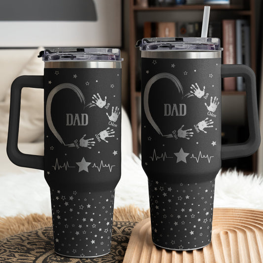 Father's Day Gifts, Dad, Grandpa We Love You - Personalized 40oz Tumbler