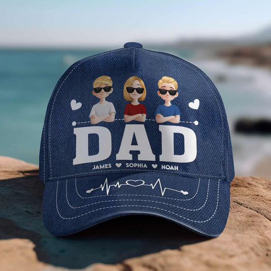 Father's Day Gifts, Dad We Love You - Personalized Classic Cap