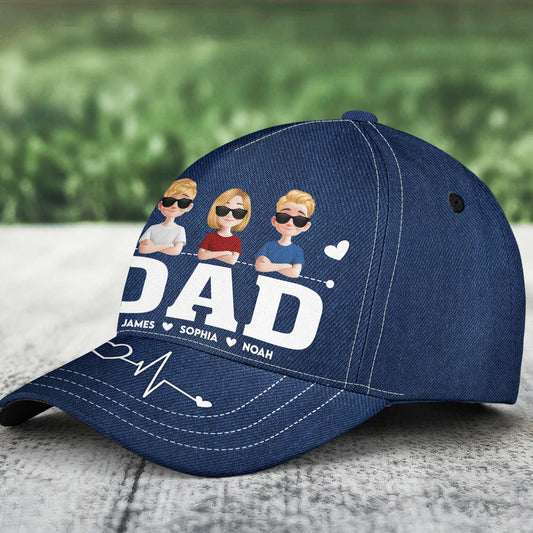 Father's Day Gifts, Dad We Love You - Personalized Classic Cap
