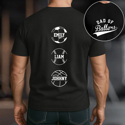 Dad Of Ballers - Personalized Shirt
