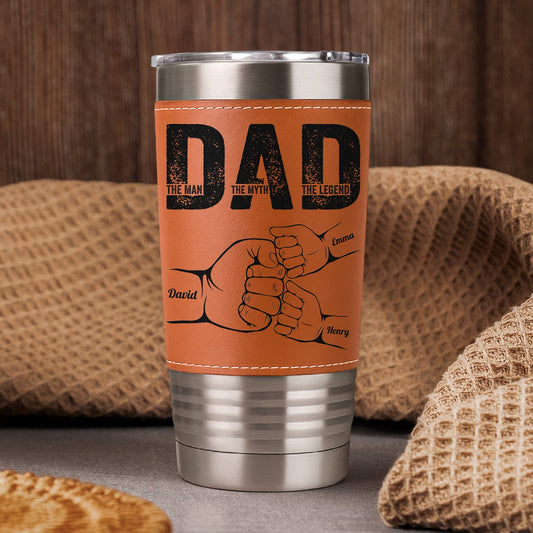 Father's Day Gifts, Dad The Man The Myth The Legend Father's Day Gift For Dad, Husband - Personalized 20oz Tumbler