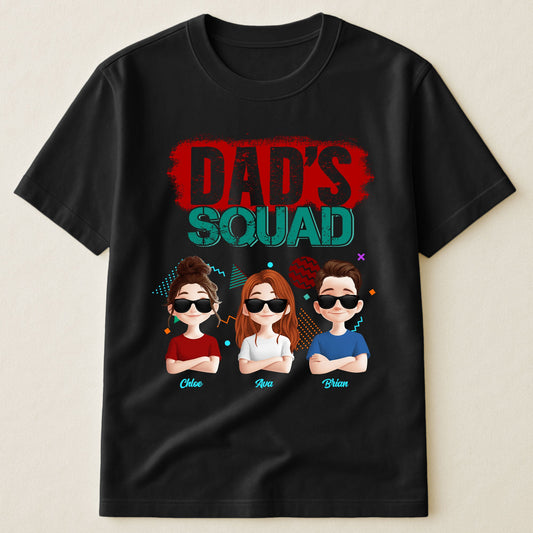 Father's Day Gifts, Dad's Squad - Personalized Shirt