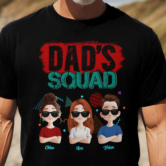 Father's Day Gifts, Dad's Squad - Personalized Shirt