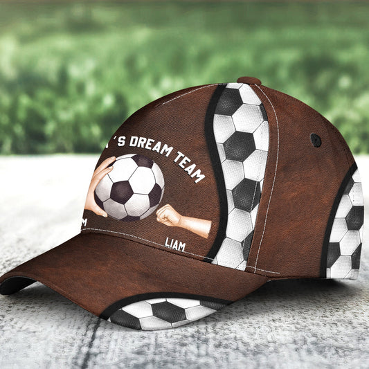 Father's Day Gifts, Daddy's Dream Team - Baseball, Basketball, Softball, Soccer, Football Dad - Personalized Classic Cap