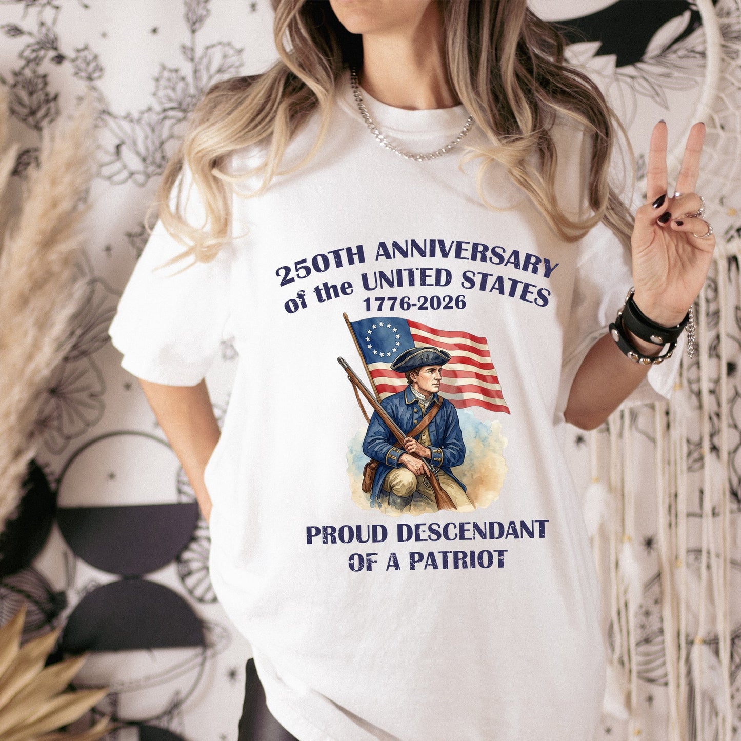 Descendant Of A Patriot 250 Years - Shirt